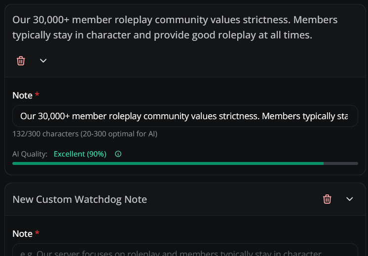 watchdog notes